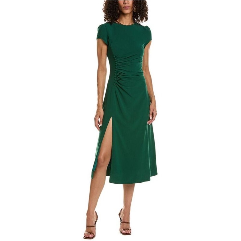 Elegant Green Midi Dress